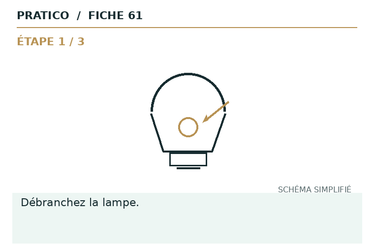 Schéma fixe de la fiche 61
